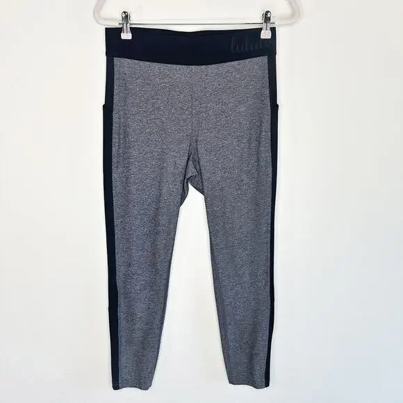 Lululemon Box It Out Tight Heathered Grey Black W5AU7S Luxtreme Leggings 12 - Picture 16 of 16
